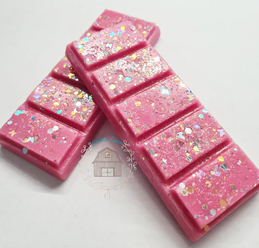 Rhubarb & Rose Snap bar wax melt