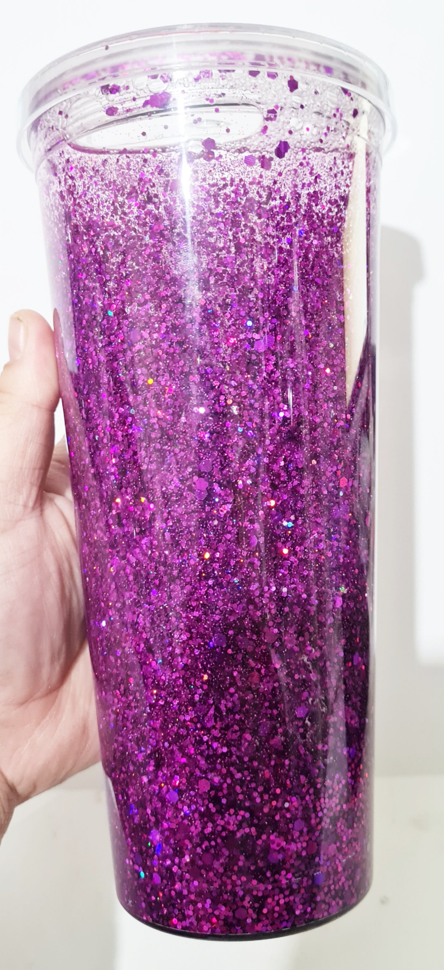 Glitter Snowglobe tumbler