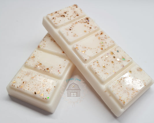 Snow Champagne wax melt snap bar